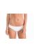 Calcinha lateral franzida branca Calcinha Coral Branco