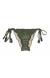 Calcinha frufru verde brilho Calcinha frufru verde brilho Bottom Croco Frufru