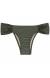 Calcinha Franzida Medio Bottom Croco Transpassado