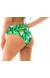 Calcinha verde pantanal Bottom Folhagem Hot Pant