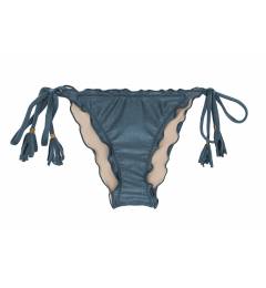 Calcinha frufru azul brilho Bottom Galaxia Frufru
