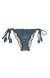 Calcinha frufru azul brilho Bottom Galaxia Frufru