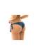 Calcinha frufru azul brilho Bottom Galaxia Frufru