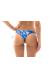 Calcinha frufru floral branco e azul Bottom Hortensia Off Shoulder