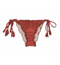 Calcinha frufru vermelho brilho Bottom Liquor Frufru