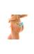 Calcinha lacinho rose estampada Bottom Maxi Flower Arg Tri