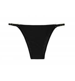 Calcinha Preto Tira Lateral Bottom Preto Arg Fixo