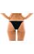 Calcinha Preto Tira Lateral Bottom Preto Arg Fixo