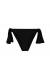 Calcinha Preto Beach Bottom Preto Babado