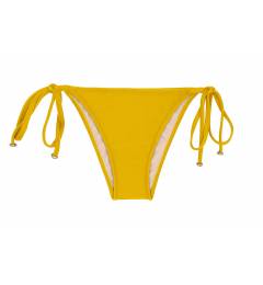 Calcinha Amarelo Ouro Bottom Tempero Lacinho