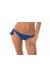 Calcinha azul la�o Calcinha Denim Babado