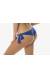 Calcinha azul la�o Calcinha Denim Babado