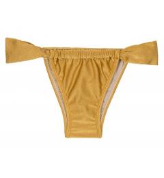 Calcinha cortininha dourado Calcinha Gold Tomara Que Caia