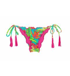 Calcinha frufru tropical pink Calcinha Paradise Green Frufru