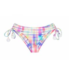 Calcinha empina bumbum xadrez bola Calcinha Plaid Borboleta