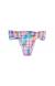 Calcinha faixa franzido xadrez Calcinha Plaid Tie