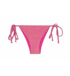 Calcinha reta lacinho chic pink Calcinha Radiante Rosa Tri