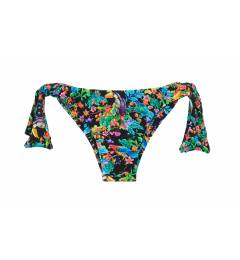 Calcinha la�o estampa natureza Calcinha Reality Flower Babado