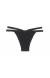 Calcinha strapy all black Calcinha Triangulo Preto