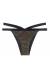 Calcinha de biquini embutida strappy lurex Calcinha Triangulo Radiante