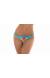 Calcinha duas tiras tropical azul Calcinha Tropical Blue Duo