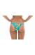 Calcinha duas tiras tropical azul Calcinha Tropical Blue Duo