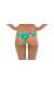 Calcinha inteira frufru tropical azul Calcinha Tropical Blue Ombro A Ombro