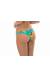 Calcinha inteira frufru tropical azul Calcinha Tropical Blue Ombro A Ombro