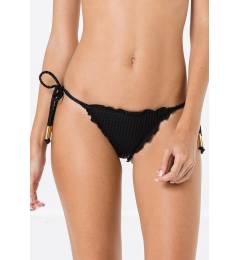 Calcinha frufr texturizada preta - Bottom Frufru Anarruga Preto