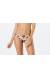 Calcinha frufru fixa rosa coqueiro Bottom Lastex Swim Beige