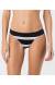 Calcinha listra preta e branca - Bottom Miracle Sport Black