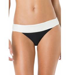 Calcinha black white - Bottom Pala Liso Bicolor