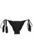 Empina bumbum com pompom Calcinha Ambra Frufru Preto