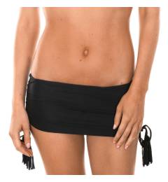 Sainha biquini preta Calcinha Ambra Jupe Black