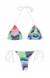 Biqu�ni fio dental print geometrico Coxilha