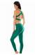 Cala legging fitness shine green Leg Duna Green