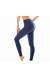 Calca fitness shine azul Leg Duna Marinho