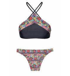 Biquíni cropped Folk Strappy