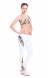 Legging Ccm branco Fitness Fuseau Laureano