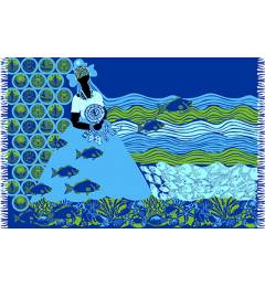 Canga de praia Bali Blue Iemanja Goya