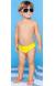 Sunga de beb� amarela Mapa Baby