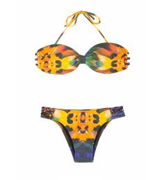 Conjunto Biquni tomara-que-caia Mar Papagaio