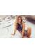 Body floral decote costas Body Life Style