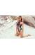 Body floral decote costas Body Life Style