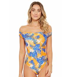 Maio ombro a ombro floral azul Carmen Solar