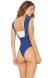 Body dupla face com top Palacio Branco Azul