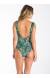 Maio strappy estampa floral geometrica Body Araripe