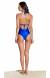 Body liso detale tiras - Strappy Cobalt
