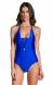 Body liso detale tiras - Strappy Cobalt