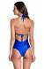 Body liso detale tiras - Strappy Cobalt